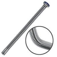 Afvoerslang, flexibel, van messing, lang,500 mm