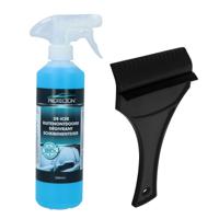 Ijskrabber met antivries spray voor auto - 500 ml - incl. trekker - ruitenontdooier - thumbnail