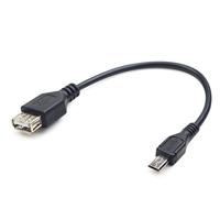 Gembird USB A – Micro B, 0,15 m – USB-kabel (0,15 m, USB A, micro USB B, mannelijk/vrouwelijk, rechts, rechts, zwart)