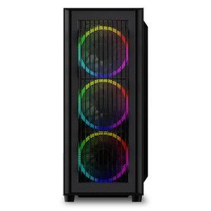 Sharkoon RGB Wave Desktop PC-behuizing Zwart