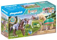 PLAYMOBIL Horses of Waterfall - 3 paarden met accessoires constructiespeelgoed 71356