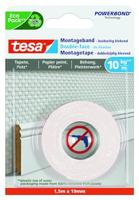 Tesa 77742-00000-00 Mounting Tape for Wallpaper & Plaster 10kg/m, 1,5m x 19mm, wit