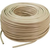 LogiLink CPV0033 netwerkkabel cat6 unshielded beige spoel 100m