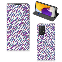 Samsung Galaxy A72 (5G/4G) Hoesje met Magneet Feathers Color - thumbnail