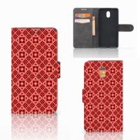 Nokia 3 Telefoon Hoesje Batik Rood