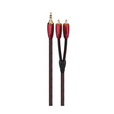 AudioQuest 2m Golden Gate 3.5mm - 2xRCA audio kabel Zwart