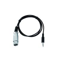 Eurolite DMX-Adapter OUT DMX Adapter [1x Jackplug male 3,5 mm - 1x XLR-bus] 1.00 m - thumbnail