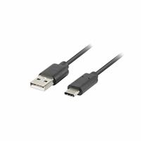 LANBERG USB-C (M)->A(M) 3.1 1.8M zwart
