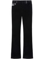 PUCCI pantalon droit à imprimé Marmo - Noir