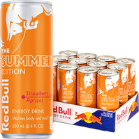 Red Bull Summer Edition Abrikoos Aardbei (12 x 250 ml) - thumbnail