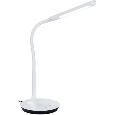 LED Bureaulamp - Trion Polina - 5W - Aanpasbare Kleur - Dimbaar - Rond - Mat Wit - Kunststof LED Bureaulamp - Trion Polina - 5W - Aanpasbare Kleur - Dimbaar - Rond - Mat Wit - Kunststof