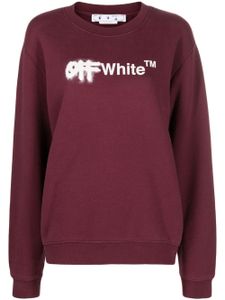 Off-White sweat à logo imprimé - Violet