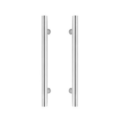 Intersteel Deurgrepen set T-vorm ø 25 mm - 800 mm rvs geborsteld