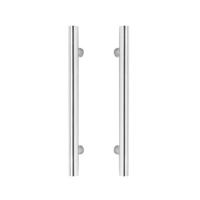Intersteel Deurgrepen set T-vorm ø 25 mm - 800 mm rvs geborsteld