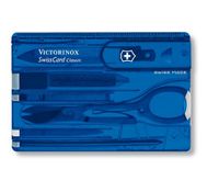 Victorinox SwissCard 0.7122.T2 Zakgereedschapsset Aantal functies 10 Saffier