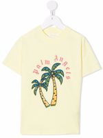 Palm Angels Kids t-shirt en coton à imprimé graphique - Jaune - thumbnail