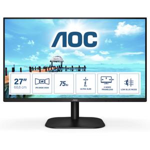 AOC 27B2H LCD-monitor Energielabel E (A - G) 68.6 cm (27 inch) 1920 x 1080 Pixel 16:9 7 ms Hoofdtelefoonaansluiting IPS LED