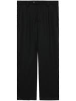 mfpen Straight broek met geplooid detail - Zwart
