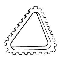 HellermannTyton G51P-B-PE-NA Stootrand Wit per meter - thumbnail