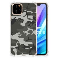 Apple iPhone 11 Pro Doorzichtige Silicone Hoesje Army Light