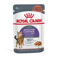 Royal Canin Appetite Control Care in Gravy (saus) natvoer kattenvoer zakjes 12 x 85 gram - thumbnail