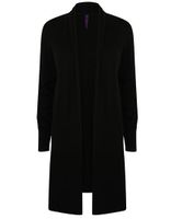 Henbury W719 Ladies` Longline Open Cardigan