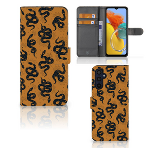 Telefoonhoesje met Pasjes voor Samsung Galaxy M14 Snakes