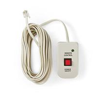 Afstandsbediening voor Inverter - 5.00 m - RJ10 - Wit