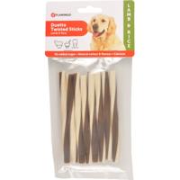 Hondensnack Duetto Twist Sticks Lam en Rijst 85 gr 85 gr Flamingo