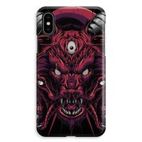 Hell Hound and Serpents: iPhone XS Max Volledig Geprint Hoesje - thumbnail