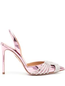 Aquazzura escarpins Gatsby 105 mm à bride arrière - Rose