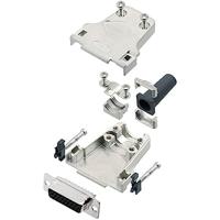 TRU COMPONENTS 7708588 TCDTZF15HDS26K D-Sub Vrouwelijke connector Set 180 ° Aantal polen: 26 Soldeervrouwtje 1 stuks
