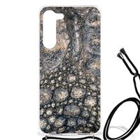 Samsung Galaxy S23 Plus Case Anti-shock Krokodillenprint - thumbnail