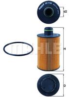 Oliefilter MAHLE, Diameter (mm)66mm, u.a. für Jeep, Lancia, Maserati, Chrysler - thumbnail