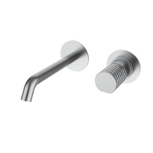 Inbouw Wastafelkraan GRB Aura Mengkraan 15 cm Messing Inox