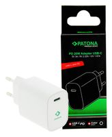 Premium PD20W Adapter 5V/3A 9V/2.22A 12V/1.67A USB-C PD3.0 QC3.0 white - thumbnail