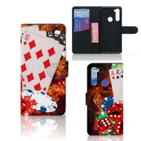 Xiaomi Redmi Note 8T Wallet Case met Pasjes Casino