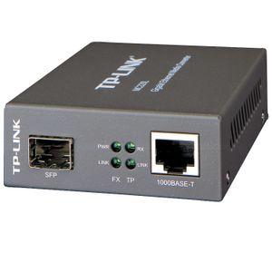 TP-Link MC220L netwerk media converter 1000 Mbit/s Multimode, Single-mode Zwart