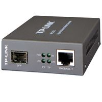 TP-Link MC220L netwerk media converter 1000 Mbit/s Multimode, Single-mode Zwart - thumbnail