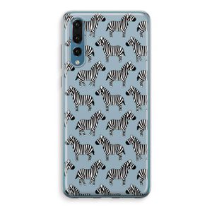 Zebra: Huawei P20 Pro Transparant Hoesje