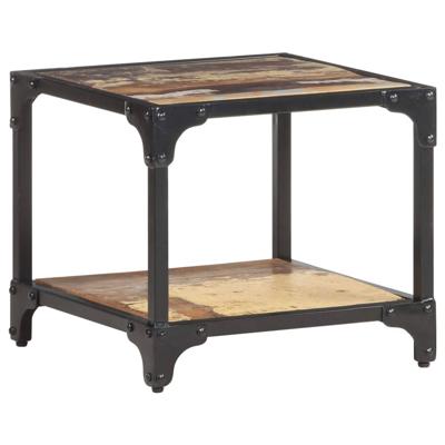 Vidaxl Salontafel 40x40x36 Cm Massief Gerecycled Hout