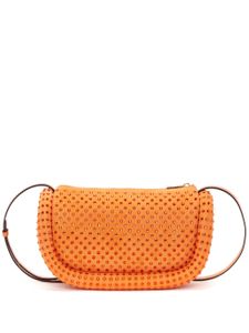 JW Anderson sac à bandoulière à ornements en cristal - Orange