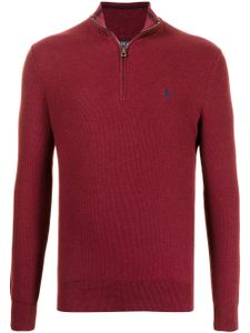 Polo Ralph Lauren sweat à col zippé - Rouge