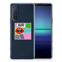 Sony Xperia 5II Silicone Back Cover Popart Princess