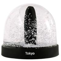 sneeuwbol City Icons Tokio 8,7 x 8 cm glas zwart