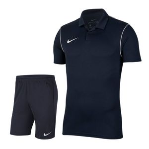 Nike Park 20 Polo Trainingsset Kids Donkerblauw