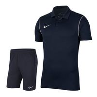 Nike Park 20 Polo Trainingsset Kids Donkerblauw - thumbnail