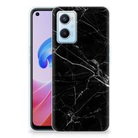 OPPO A96 | OPPO A76 TPU Siliconen Hoesje Marmer Zwart - Origineel Cadeau Vader