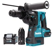 Makita HR002GM204 40V Max Combihamer 4,0 Ah accu (2 st), lader, in Mbox, met stofafzuiging en AWS zender - HR002GM204 - thumbnail