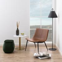 Bendt Fauteuil 'Shilo' PU, kleur Bruin